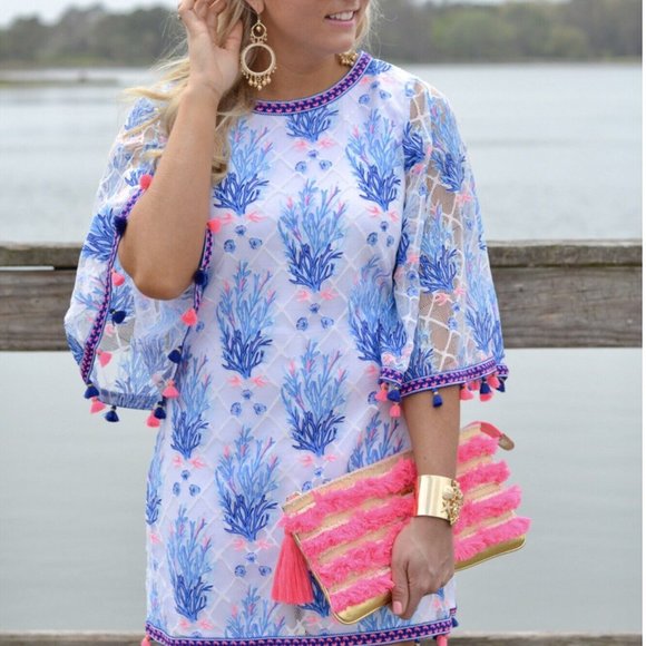 Lilly Pulitzer NWT Jackelin Romper Seaspray Off Shore Gorgeous Size 00,0 - Picture 5 of 13